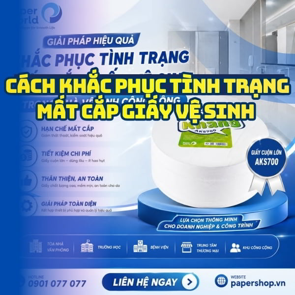 Cách khắc phục tình trạng mất cắp giấy vệ sinh trong nhà vệ sinh công cộng mới nhất