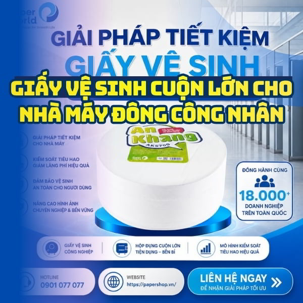 giải pháp tiết kiệm giấy vệ sinh cho nhà máy đông công nhân tốt nhất