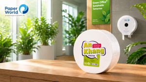 Xu Hướng Green Office Với Giấy Vệ Sinh Cuộn Lớn An Khang
