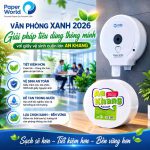 Xu hướng green office tối ưu vật tư tiêu hao với giấy vệ sinh An Khang